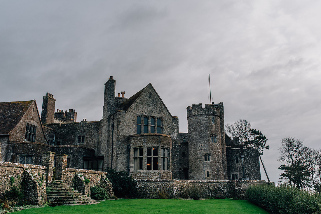 Lympne castle wedding photography