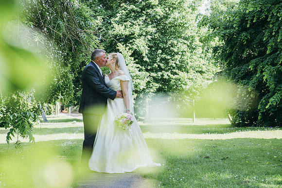 Bride and Groom after their wedding in Canterbury